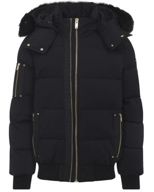 Moose Knuckles Zwarte Jas Voor Stijlvolle Winteruitjes