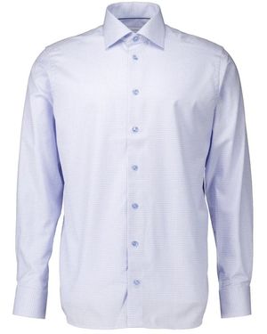 Eton Langarmhemd - Blau