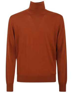 Saint Laurent Turtlenecks - Brown
