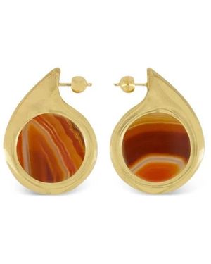 Panconesi Accessoires ,Rood ,Dusk Earrings Small - Metallic