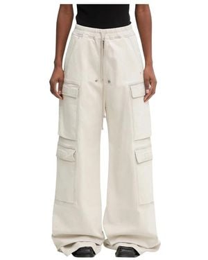 Rick Owens Wide Jeans - Neutro
