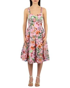 Luckylù Midi Dresses - Rouge