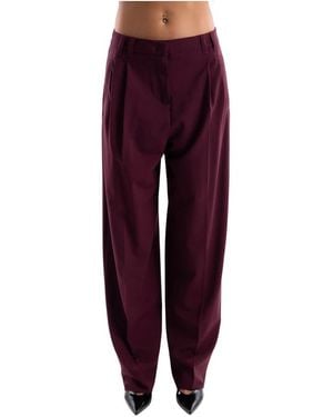 Marella Wide Trousers - Morado