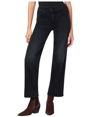 Mother Mid Rise Rambler Zip Flood - Blauw