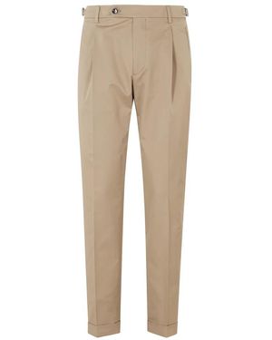 BERWICK 1707 Suit Trousers - Natural
