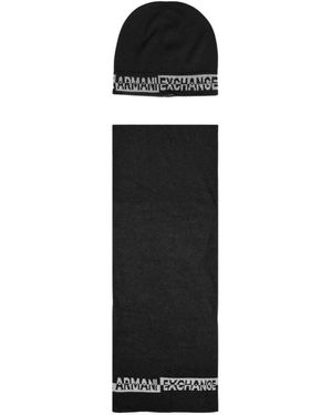 ARMANI EXCHANGE Winter Scarves - Nero