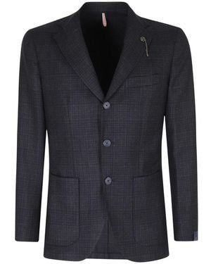 Santaniello Welsh Wool Jacket - Blauw