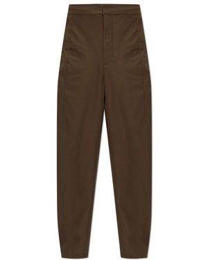 Nike Fitness ,Bruin ,Polyester 24.7 Perfect Stretch Barrel-Leg Broek