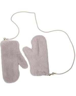 Max Mara Ombrato Handschoenen - Wit