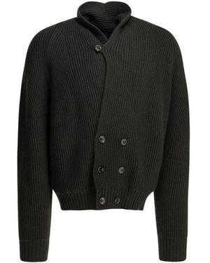 Tom Ford Truien & Vesten ,Grijs ,Cardigan - Zwart