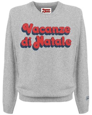 MC2 Saint Barth Round-Neck Knitwear - Grey