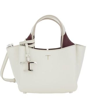 Tod's Weiße Taschen Mit Micro Trc Leder