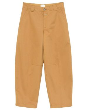Closed Wide Pants - Natural