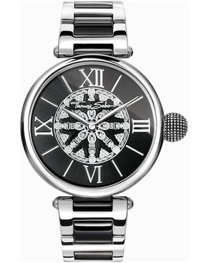 Thomas Sabo Karma orologio in acciaio inossidabile nero - Metallizzato