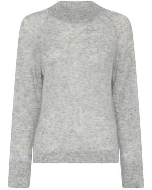 Bruuns Bazaar Round-Neck Knitwear - Gris
