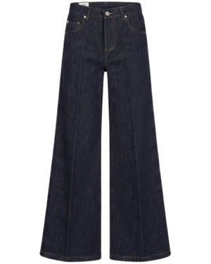 Ermanno Scervino Jeans ,Blauw ,Denim Palazzo Broek