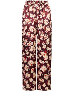 Rabanne Wide Broeken - Rood