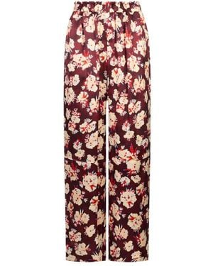 Rabanne Wide Hosen - Rot