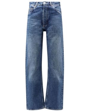 Studio Nicholson Riso Gerades Jeans - Blau