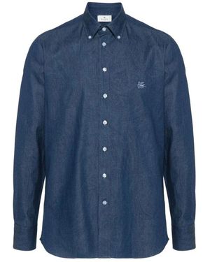 Etro Casual Shirts - Blue