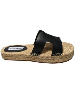 Steve Madden Sliders - Black