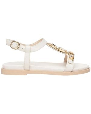 Nero Giardini Flat Sandals - White