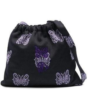 Needles Zwarte Bum Bag Qv423 - Blauw