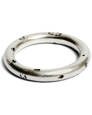 Werkstatt:münchen Round Faith Love Hope Ring - Metallic