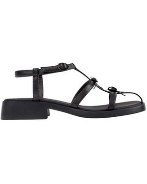 Camper Flat Sandals - Negro
