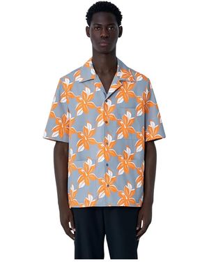 Gucci Printed Cotton Poplin Shirt, Ready-To-Wear - Grey