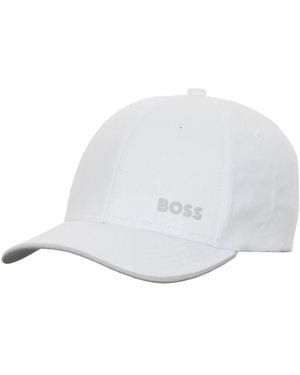 HUGO Zed Stripe Cap - Weiß