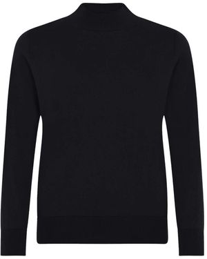 Skovhuus Truien & Vesten ,Zwart ,Katoen Katoenen Turtleneck Blouse Lichtgewicht Zwart