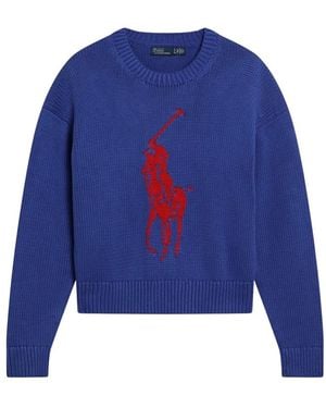Polo Ralph Lauren Round-Neck Knitwear - Blue
