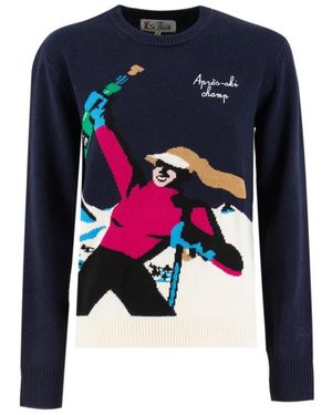 Mc2 Saint Barth Round-Neck Knitwear - Bleu