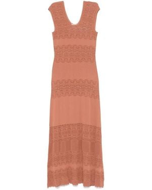 Twinset Maxi Dresses - Marrone