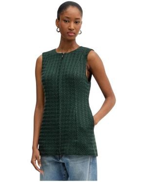 ARMANI EXCHANGE Gemusterte Weste - Grün