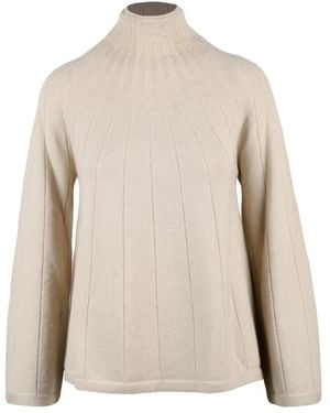 Max Mara Pullover Mit Rollkragen - Natur