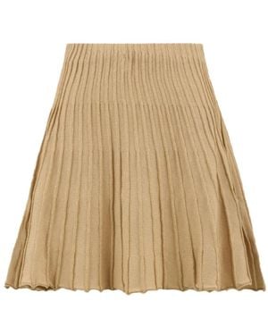 Akep Short Skirts - Natural