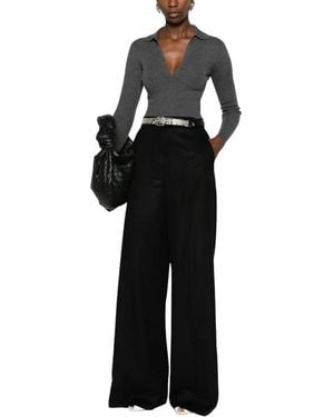 Max Mara V-Neck Knitwear - Negro