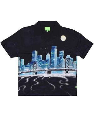 Huf Short Sleeve Shirts - Blue