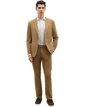 Boglioli Single Breasted Suits - Metallic