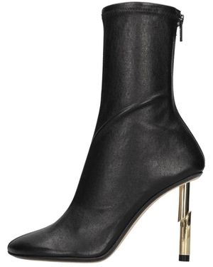 Lanvin Lederschaftsstiefeletten - Schwarz