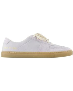 Common Projects Schoenen ,Paars ,Leer Bball Duo Sneakers - Wit