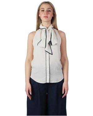 Ralph Lauren Overhemden ,Grijs ,Polyester Lauren Blouse Vrouw Ekewaka - Wit