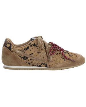 No Name Schoenen ,Bruin ,Suède Evo Run
