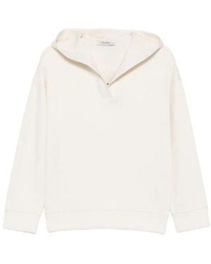 Max Mara Smmbuona Hooded Sweatshirt - Wit