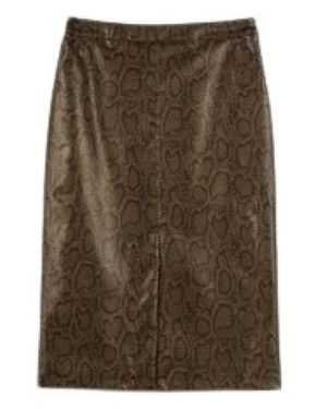 Twinset Rokken ,Bruin ,Midi Rok - Groen