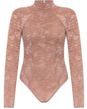 DIESEL Tops ,Roze ,Katoen Vivian-Utlt Bodysuit