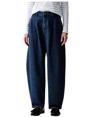 KARL LAGERFELD Barrel-Leg Jeans - Blauw