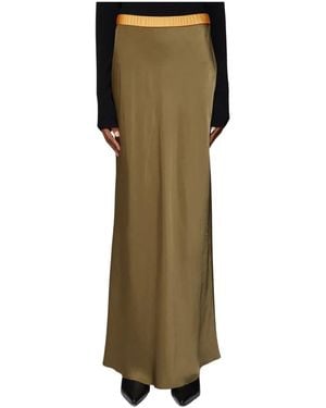 Helmut Lang Maxi Skirts - Groen